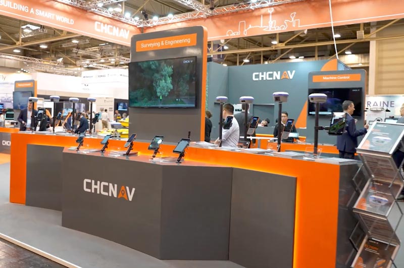 Showroom CHCNAV salon INTERGEO Showroom CHCNAV